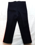 No1 Trousers Army British Heavy Wool 1 3/4" Red Stripe Blues Waist 37"
