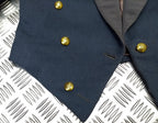 RAF Royal Air Force Vintage Mess Jacket Airforce Blue Grey OFC With Braided Cuffs