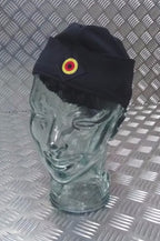 Genuine German Navy 100% Wool Flat Cap Envelope Side Cap Forage Hat - Big Sizes