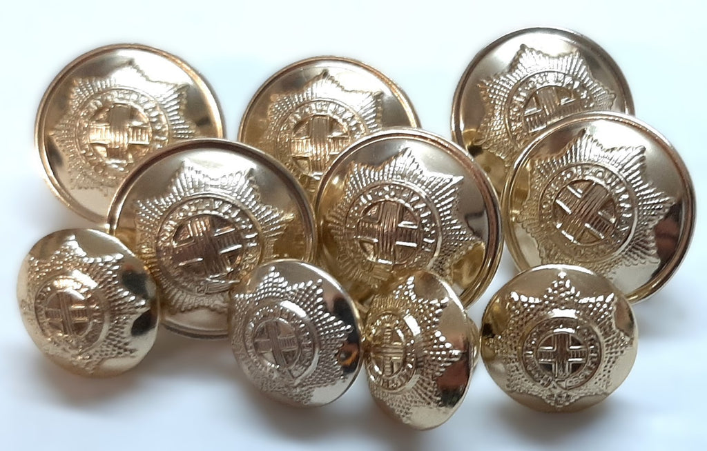 Coldstream Guards Button Set British Army No2 Dress Order of the Garter Insignia