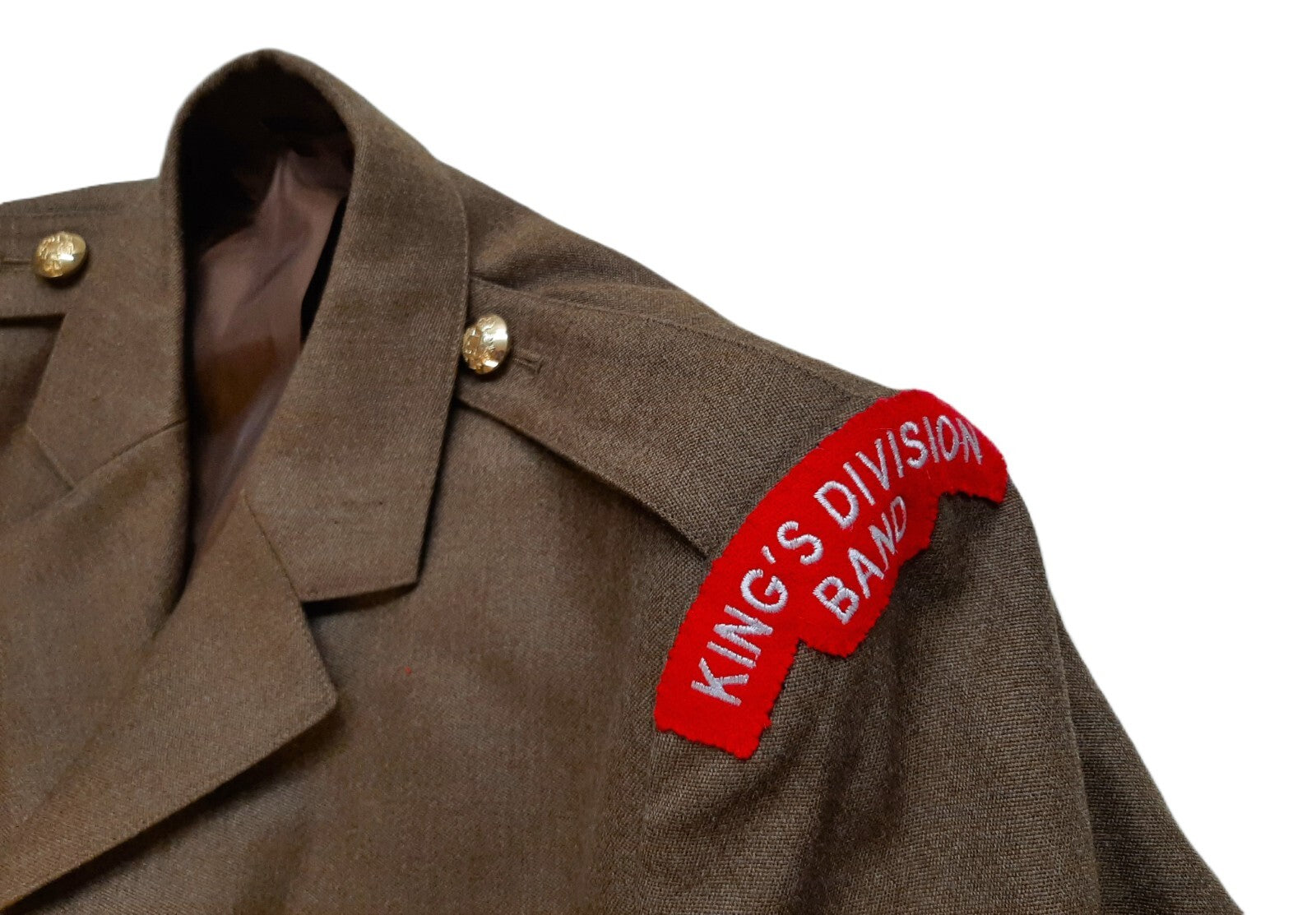 British Army King's Division Band Drum Major Insignia No2 Dress Fad Jacket All Ranks 112cm