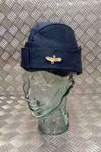 RAF Royal Air Force / Naval Style Flyers Side Cap Forage Cap With & Without Badge NEW
