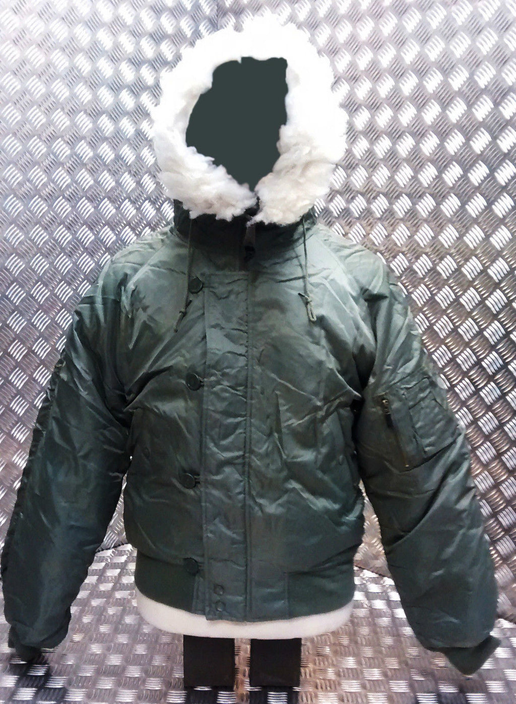 N2B US Military Snorkel Flight Bomber Jacket GREEN - NEW