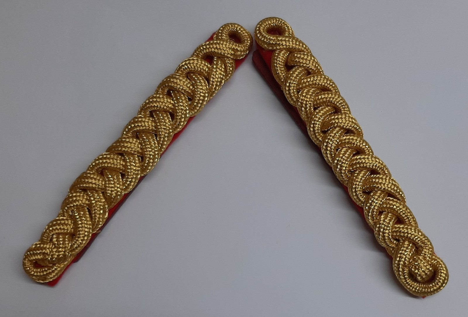 Officers Shoulder Cords 2 Ply British Engineers Gold Coloured Army Dress Cord