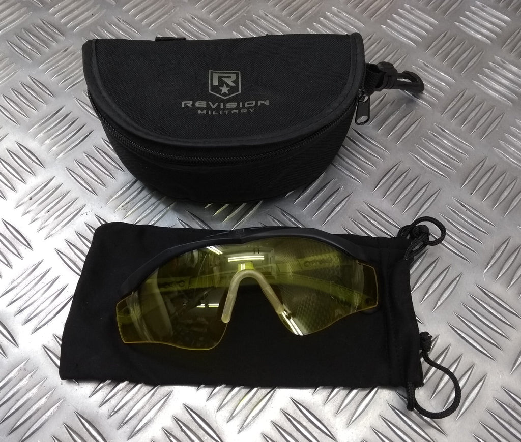 Army Ballistic Glasses Revision Version 1 Hi Contrast Yellow Lens & Soft Case