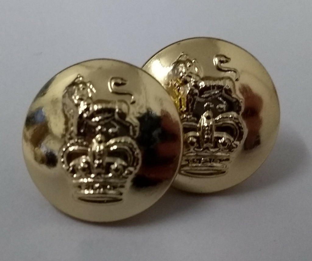 Genuine British Navy Royal Marines RM Issue Insignia Cap Buttons 22L X2 ASBT154