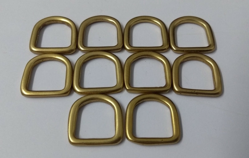 Brass D Rings British Issue Small 16mm For Accessories X10 STD261