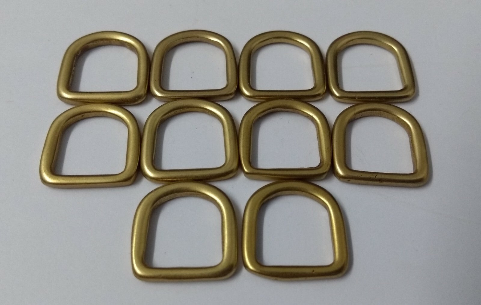 Brass D Rings British Issue Small 16mm For Accessories X10 STD261