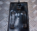 Genuine Vintage Army Leather Pouch with belt loops and metal loop - with Defect