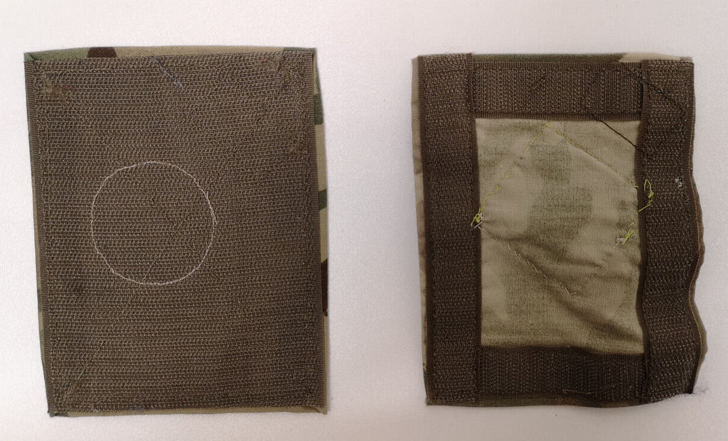 British Army TRF Patches on MTP Blanking Panels Various - Used