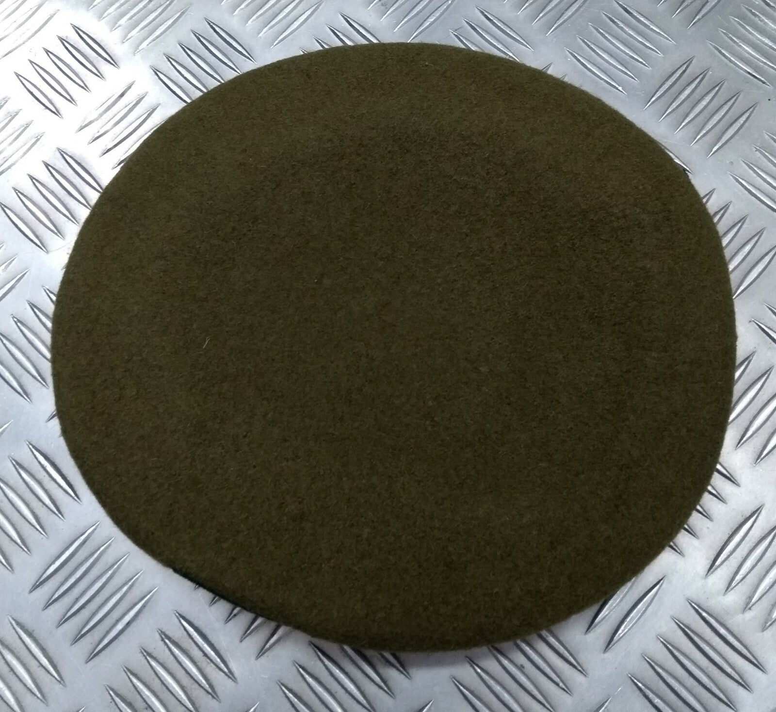 Mercian Beret Khaki Green Wool British Size 57cm