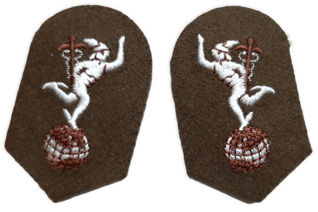 British Army Insignia Royal Corps of Signals SGT / S SGT Figure of Mercury Jimmy