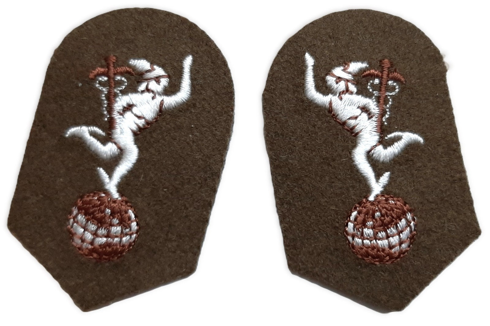 British Army Insignia Royal Corps of Signals SGT / S SGT Figure of Mercury Jimmy