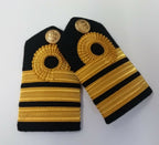 Genuine Canadian Naval Female Gold Wire Rank Shoulder Boards Epaulettes LFS20