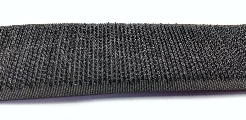 Tac-Flex Black 30mm wide Hook & Loop / Rip & Grip only Hook side 50cm length