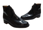 Sanders George Boots Officers Black Patent No Spur Box Housing Size 6
