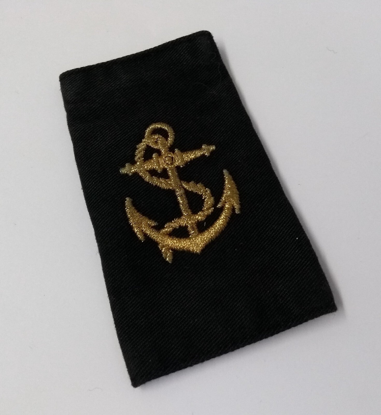 Genuine British Royal Navy Issue "LEADING RATE" RN black Rank Slide Epaulette