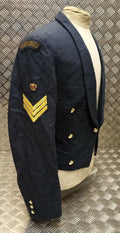 RAF Royal Air Force Mess Jacket Airforce Blue Grey Colour Vintage Old Pattern With Badges