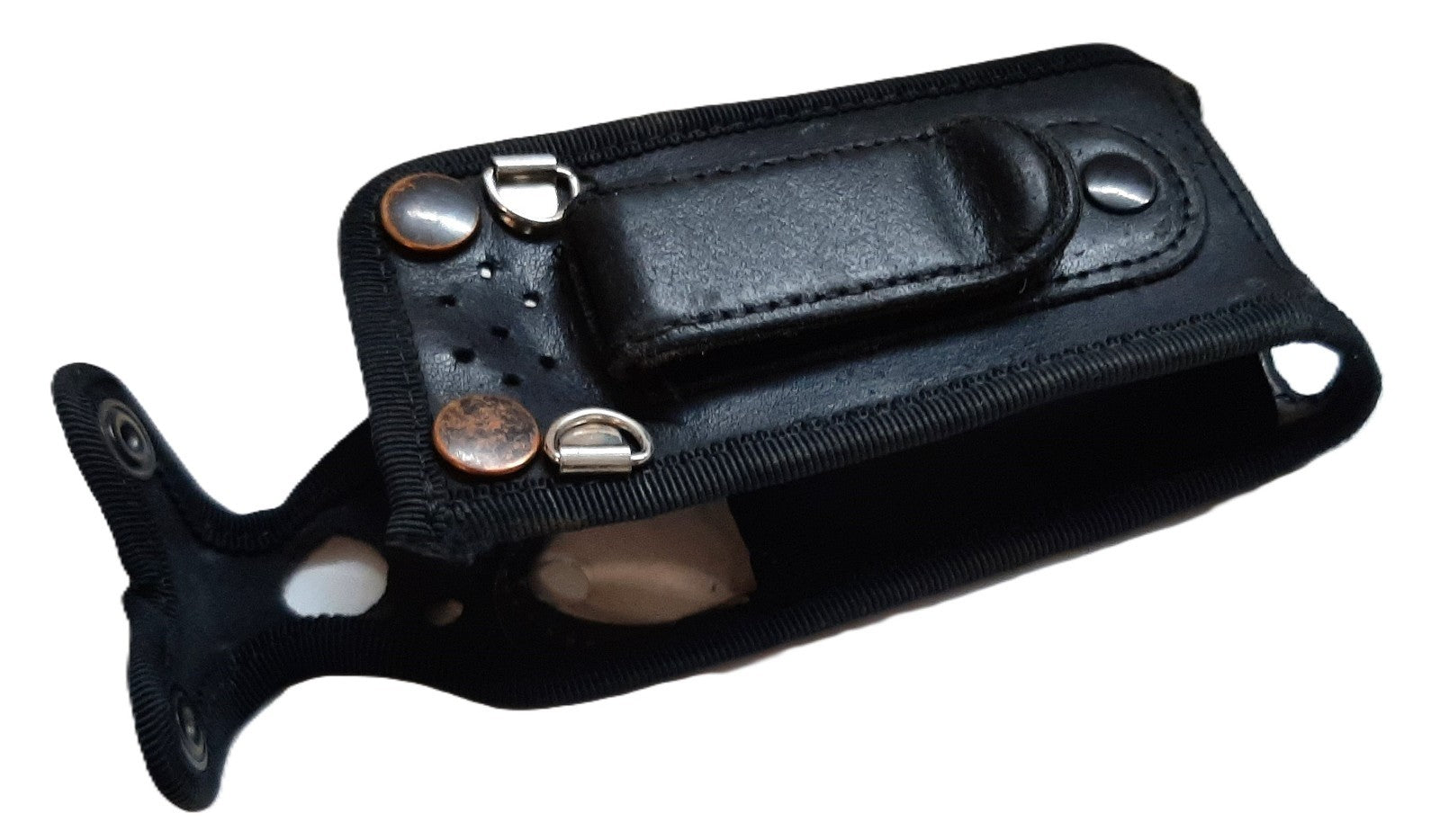 Belt Clip Radio Holder Leather Case Communications Device Carrier UK Forces