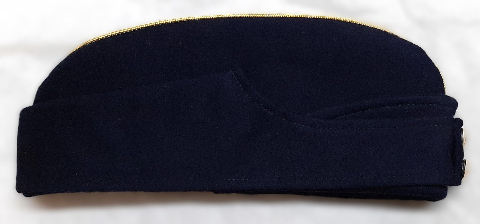 Royal Engineers British Side Cap Forage Hat By Herbert Johnson of London 56cm