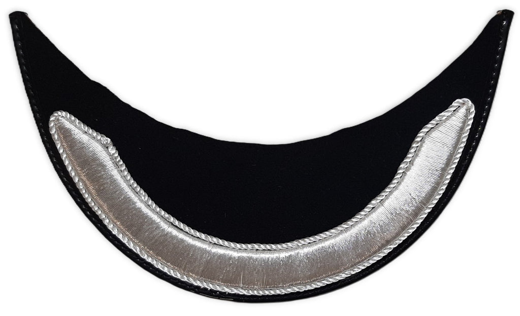 Group Manager Peak British Silver Bar Visor for Dress Hat Small New