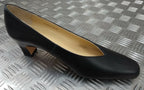 Genuine British WRAF WRAC WRNS Issue Service Court Leather Shoes All Sizes FS45