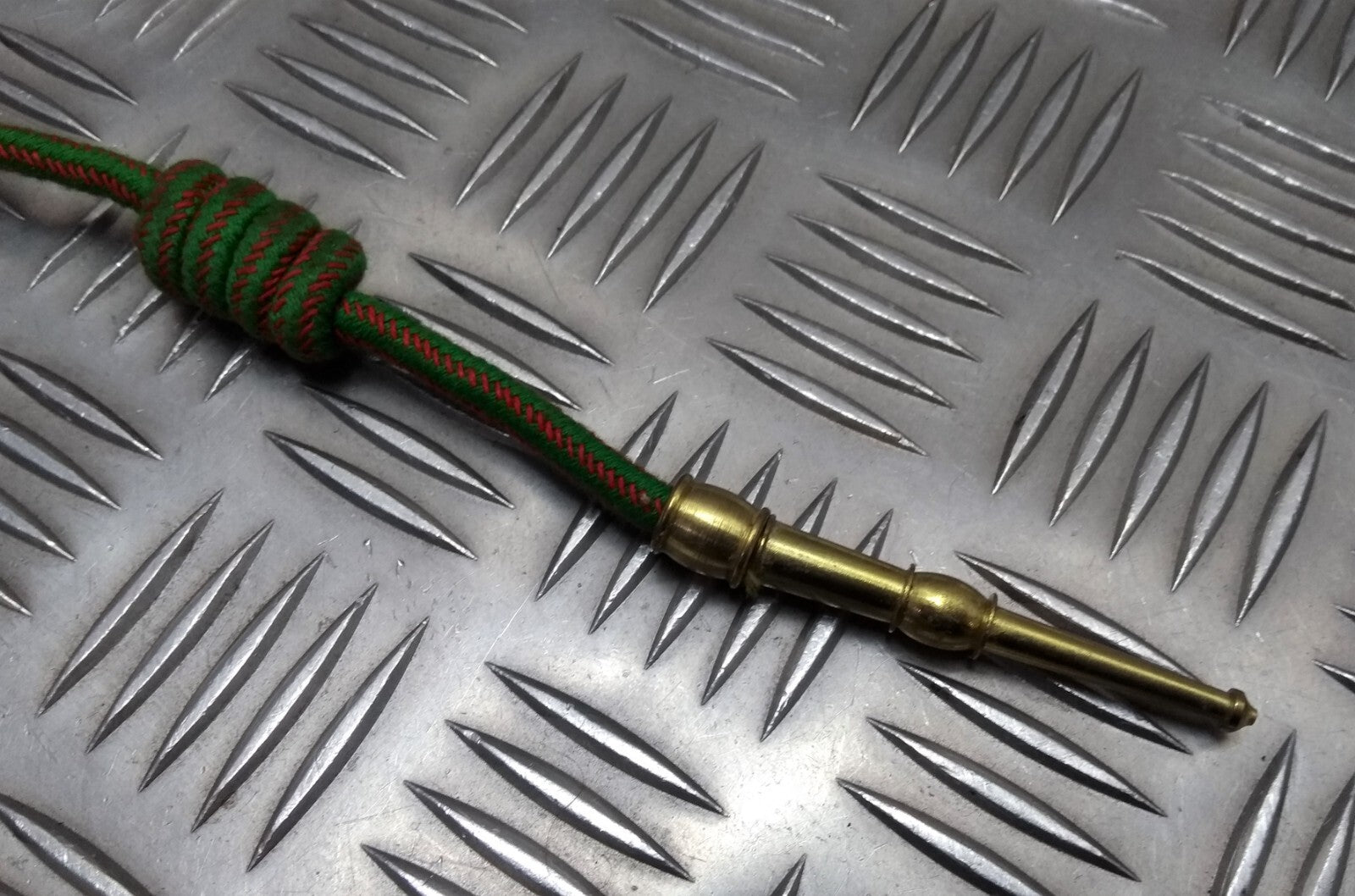 Vintage Aiguillette Officers Dress Cord For Ceremonial & Parade Gold Tip Ends