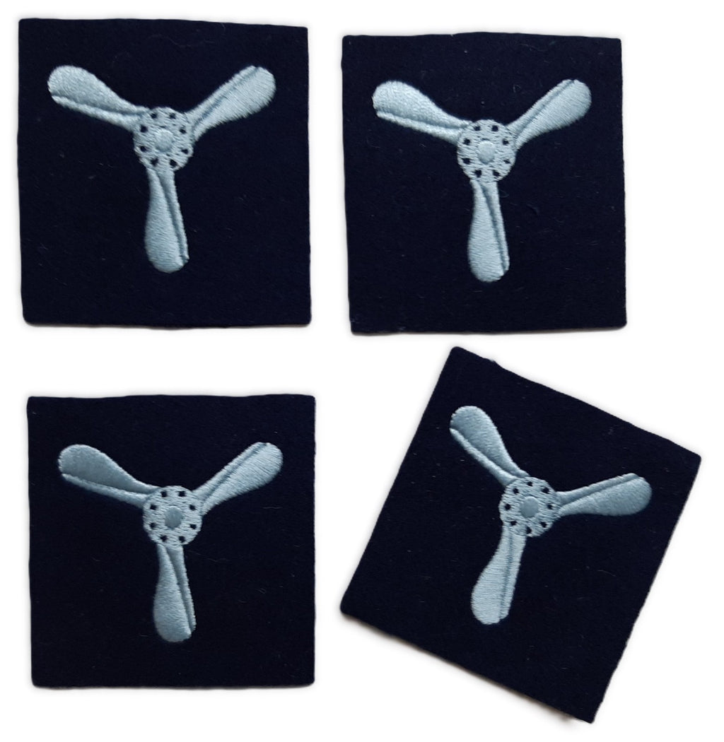 RAF Royal Air Force SAC Badges Senior Aircraftsman / Woman Arm Qualification Badges x 4