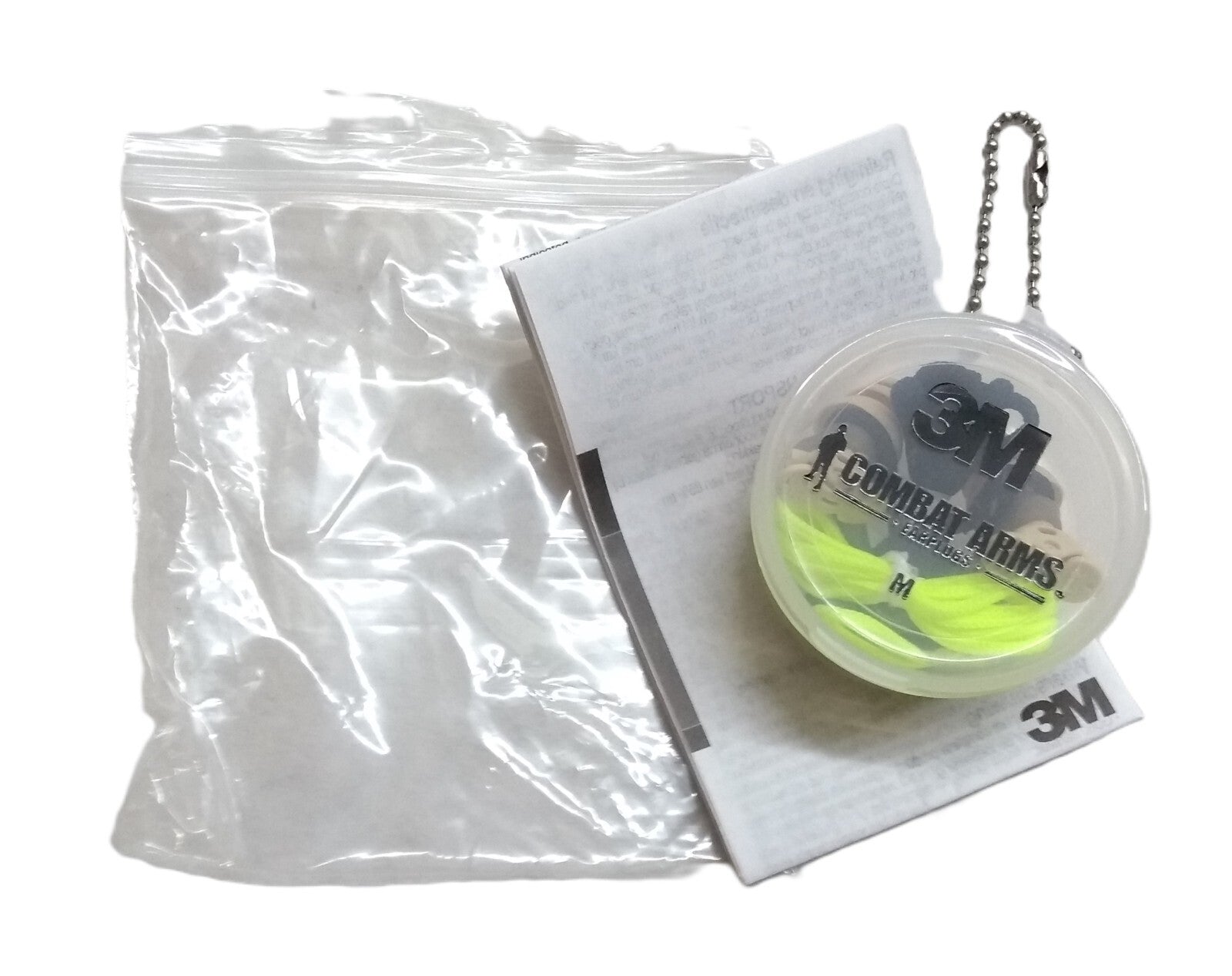 Genuine British Type Ear Plugs 3M Combat Arms In Storage Case- NEW
