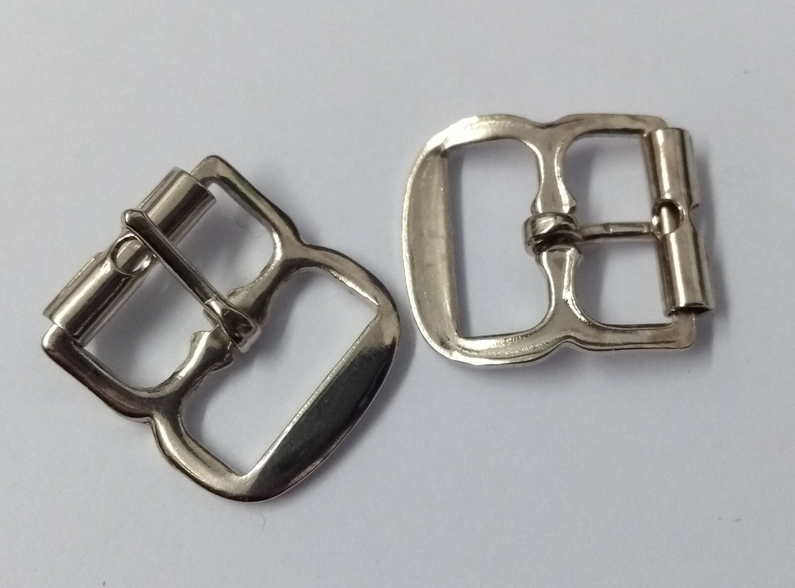 Genuine British Issue 1/2" Nickel Plated Small Roll Buckles X4 STD40