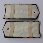 Naval Officers Commander Uniform Shoulder Boards Epaulette Black & Gold Detail