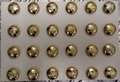 Genuine Issue RAF Royal Air Force Ring Back Buttons 13mm 1 Card X 24 V689L
