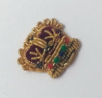 Genuine Vintage British Small Braided QC Gold Crown No Ground
