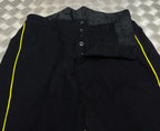 No1 Dress Trousers Bandsman Double Yellow Piping Loose Fit Uniform Waist 37"