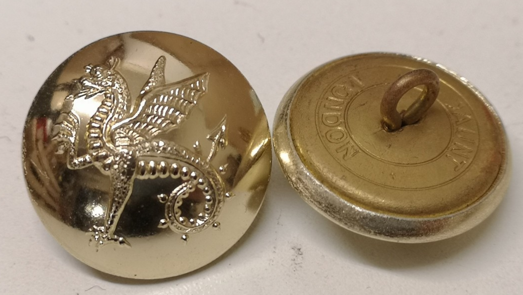Wessex Regiment Wyvern Insignia Buttons 40L No1/2 Dress x4
