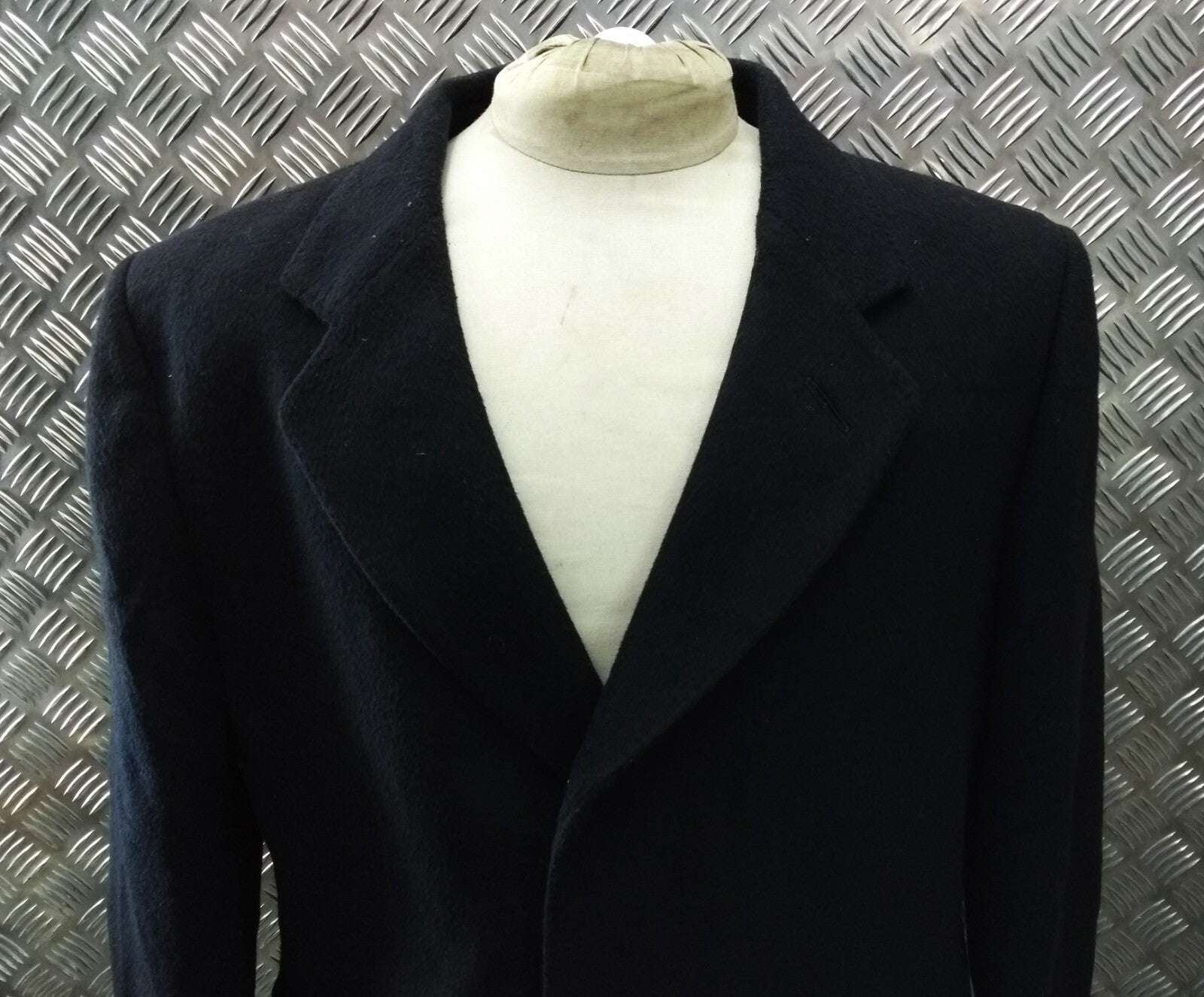 Wool Cashmere Coat Single Breasted Winter Overcoat Moss Bros Covent Garden
