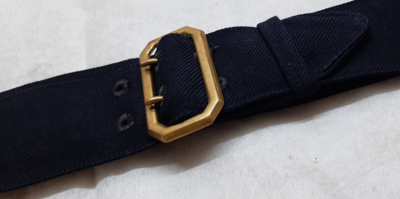Vintage No1 Belt British Old Pattern Number One Dress Cloth Belt 39