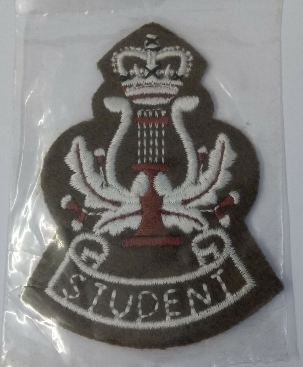 No2 Student Musician British Army Issue Insignia 2009 Harp Pattern