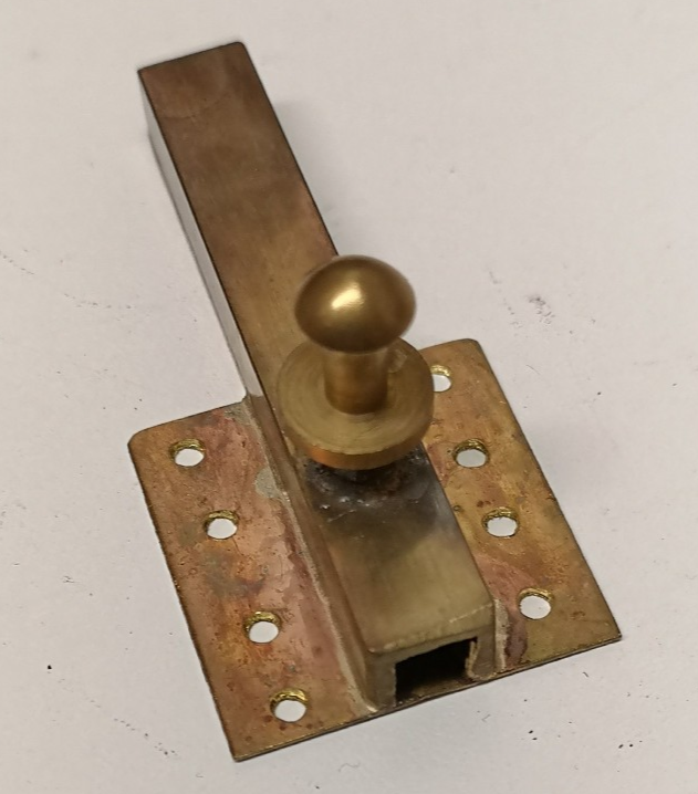 Brass Plume Receiving / Securing Box