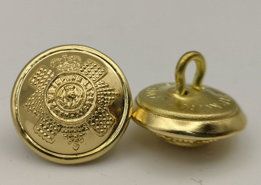 Scots Guards Dress Buttons Offc. Gold Coloured 30L Size