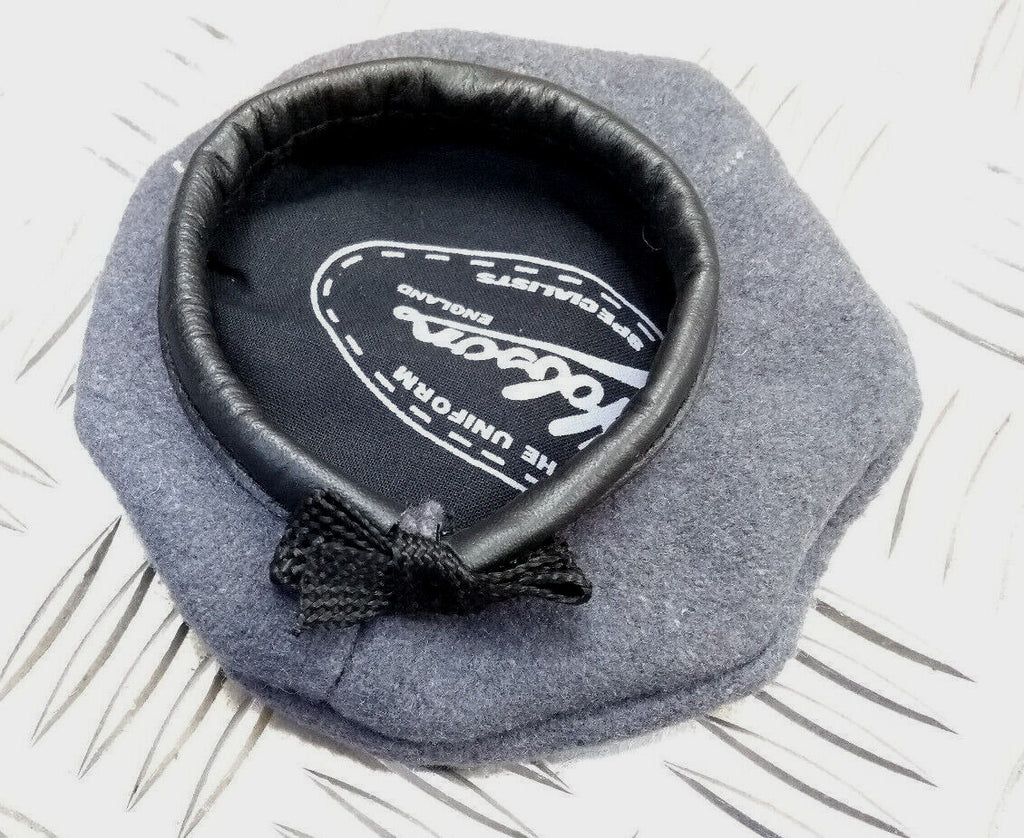 Miniature Genuine Hobson London Maroon Dark Grey Bonnet Beret