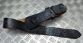 British Sam Browne Belt, Black Leather. No Buckle / Shoulder Strap Size 4