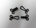 Snipe Eye & Hooks for Aiguillettes / Pipe Cord Chains Ceremonial & Parade 2 Pair