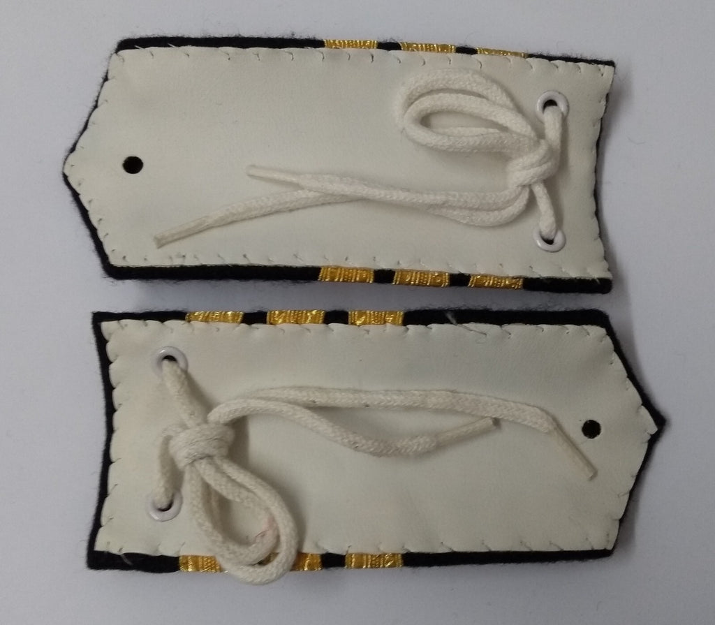 Barbados Naval Senior Officer Uniform Shoulder Boards Black & Gold Detail