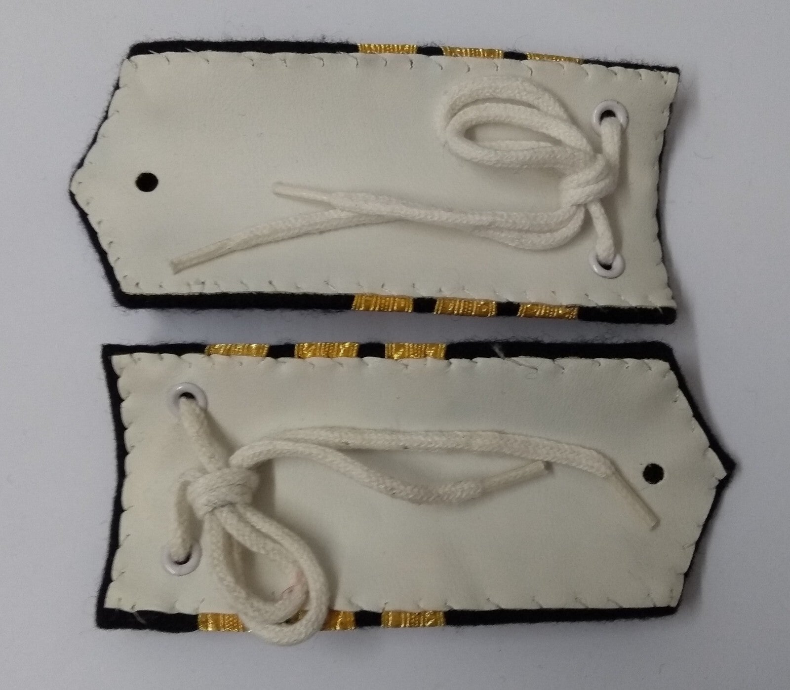 Barbados Naval Senior Officer Uniform Shoulder Boards Black & Gold Detail