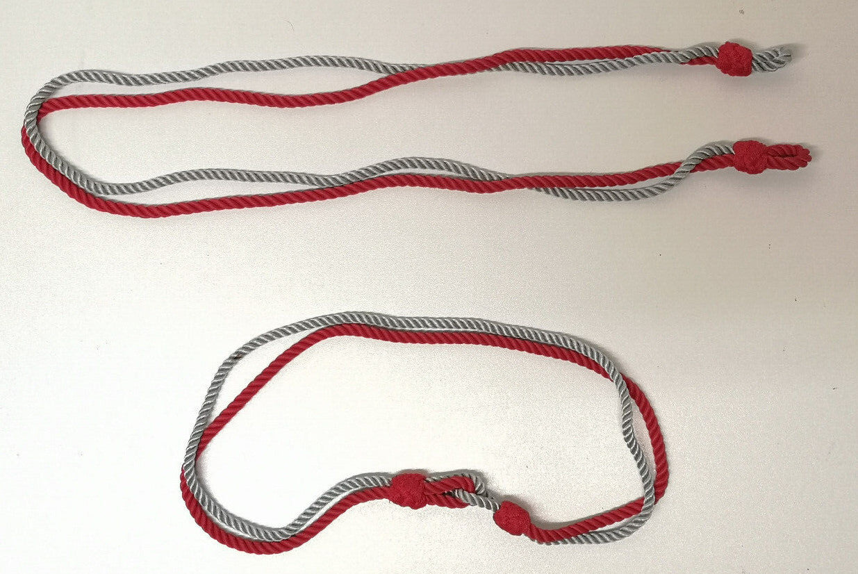 Queen Alexandra's Royal Army Nursing Corps QARANC Scarlet & Grey Lanyard