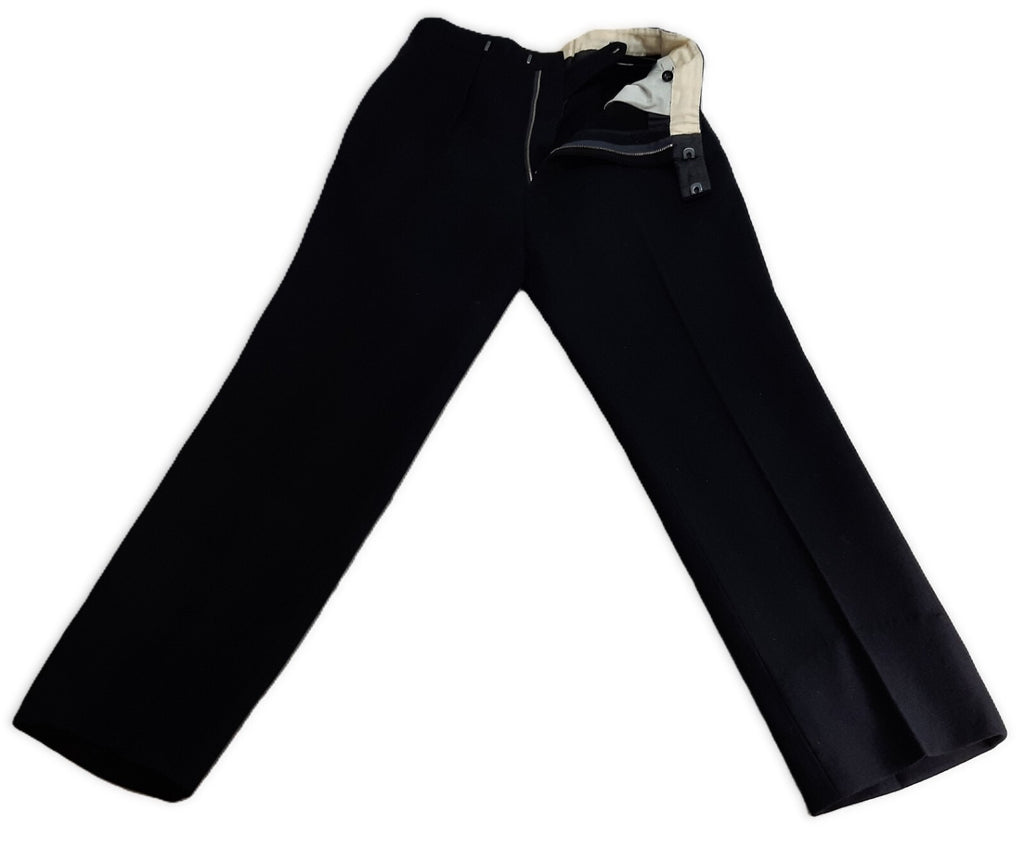 Naval No1 Trousers British Royal Navy Officers RN Vintage 1975 Pattern W32"