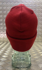 RED Tight Knit Beanie Hat / Watch Cap - One size - BRAND NEW