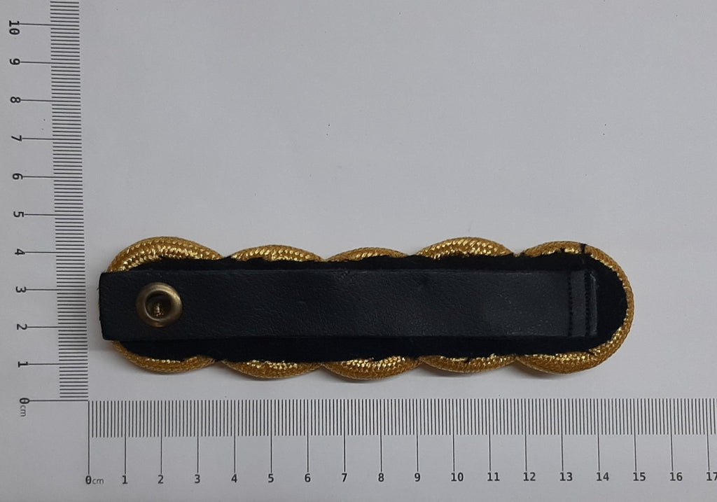 Officers Shoulder Cords British Made 3 Ply Gold Coloured Cord Army Pattern