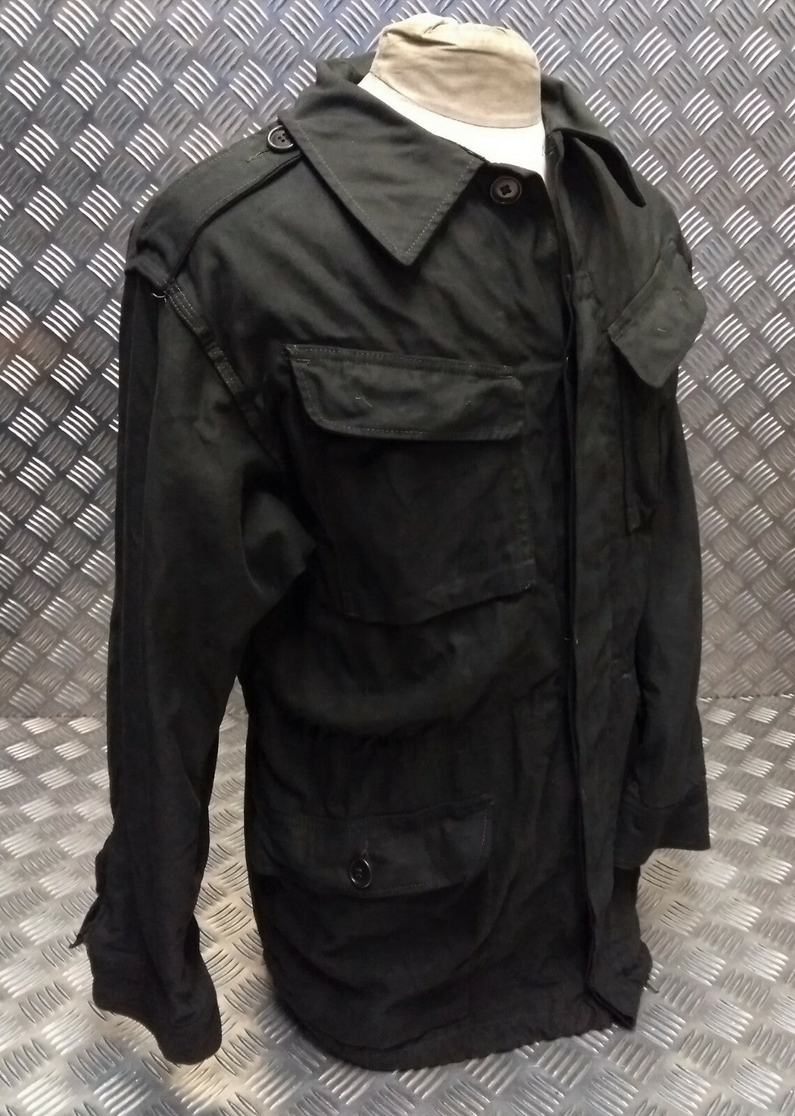 Genuine Vintage Combat Jacket Distressed Unique Look Overdyed 1960s